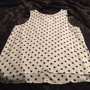 Polka Dot Sleeveless Too